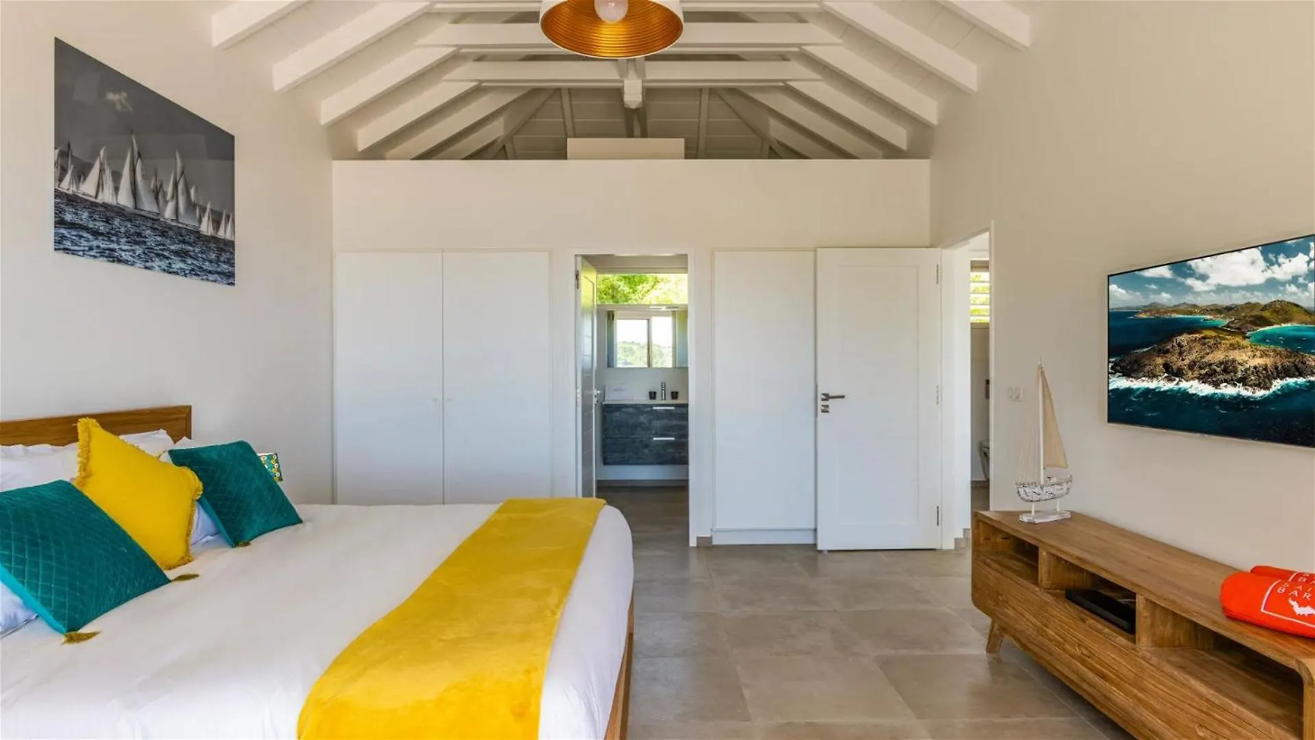 Relaxing Modern Villa in the Heights of Saint-Jean Gustavia Saint-Barthelemy