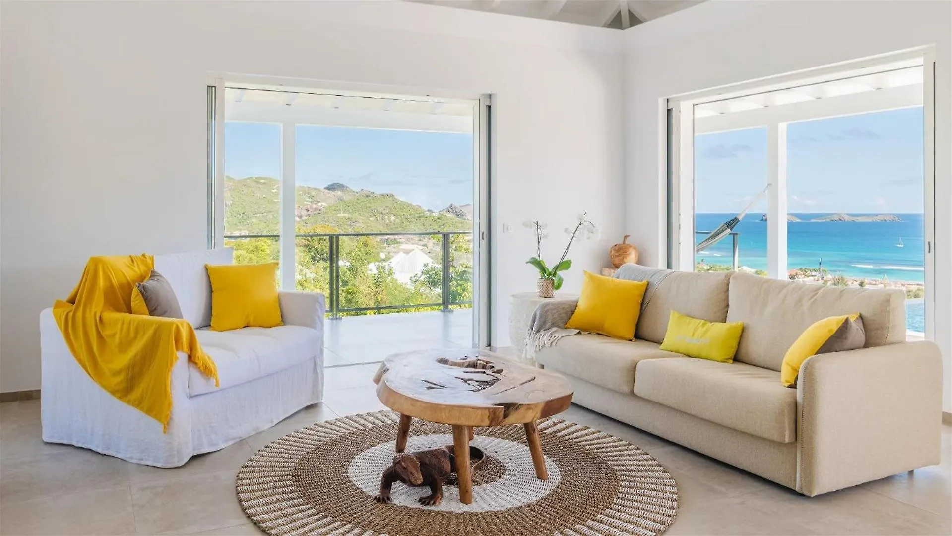 Relaxing Modern Villa in the Heights of Saint-Jean Gustavia Saint Barthelemy
